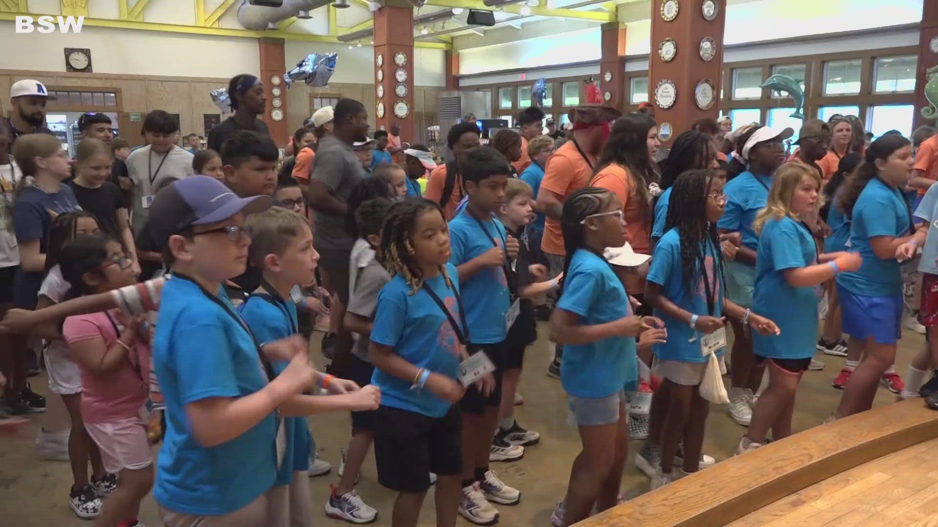 Sixty-five children are at Camp Dreamcatcher, where kids battling serious conditions get to swap medical appointments with camp activities. 