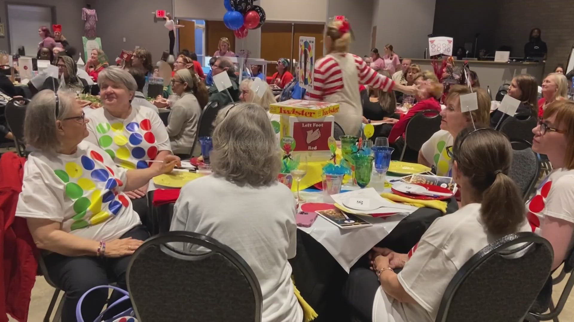 The event raises money for the children's museum in downtown Temple, and this year's theme was childhood board games!