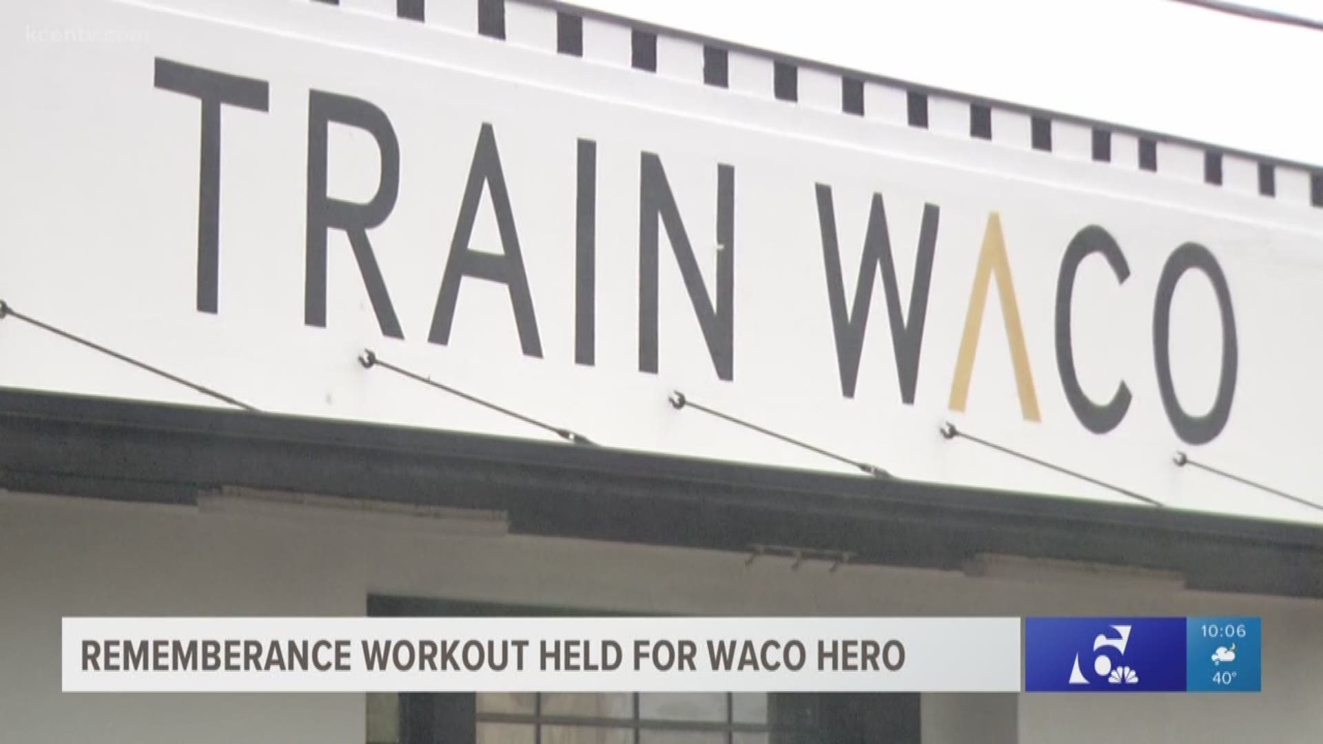 Dozens of people gathered in Waco to remember a World War II hero in a special way.