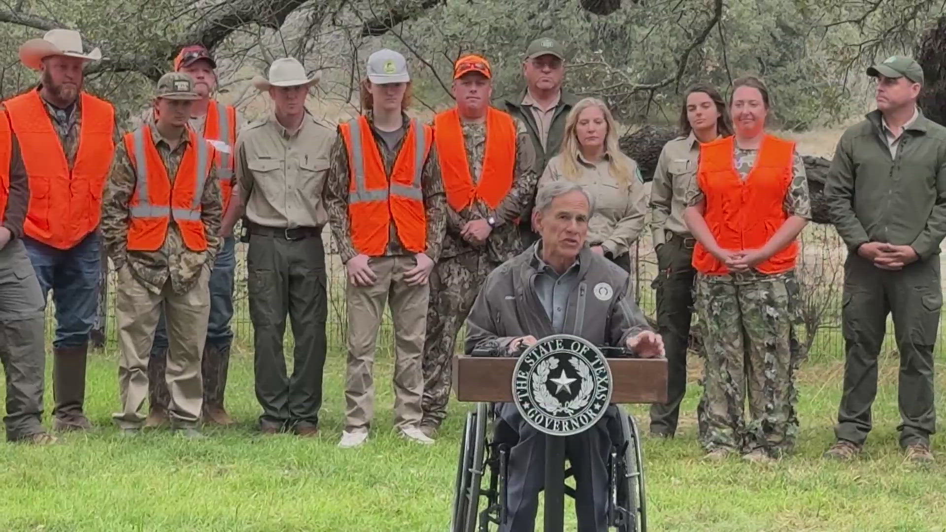 Governor Greg Abbott tours Texas's future state park funded by $1 ...