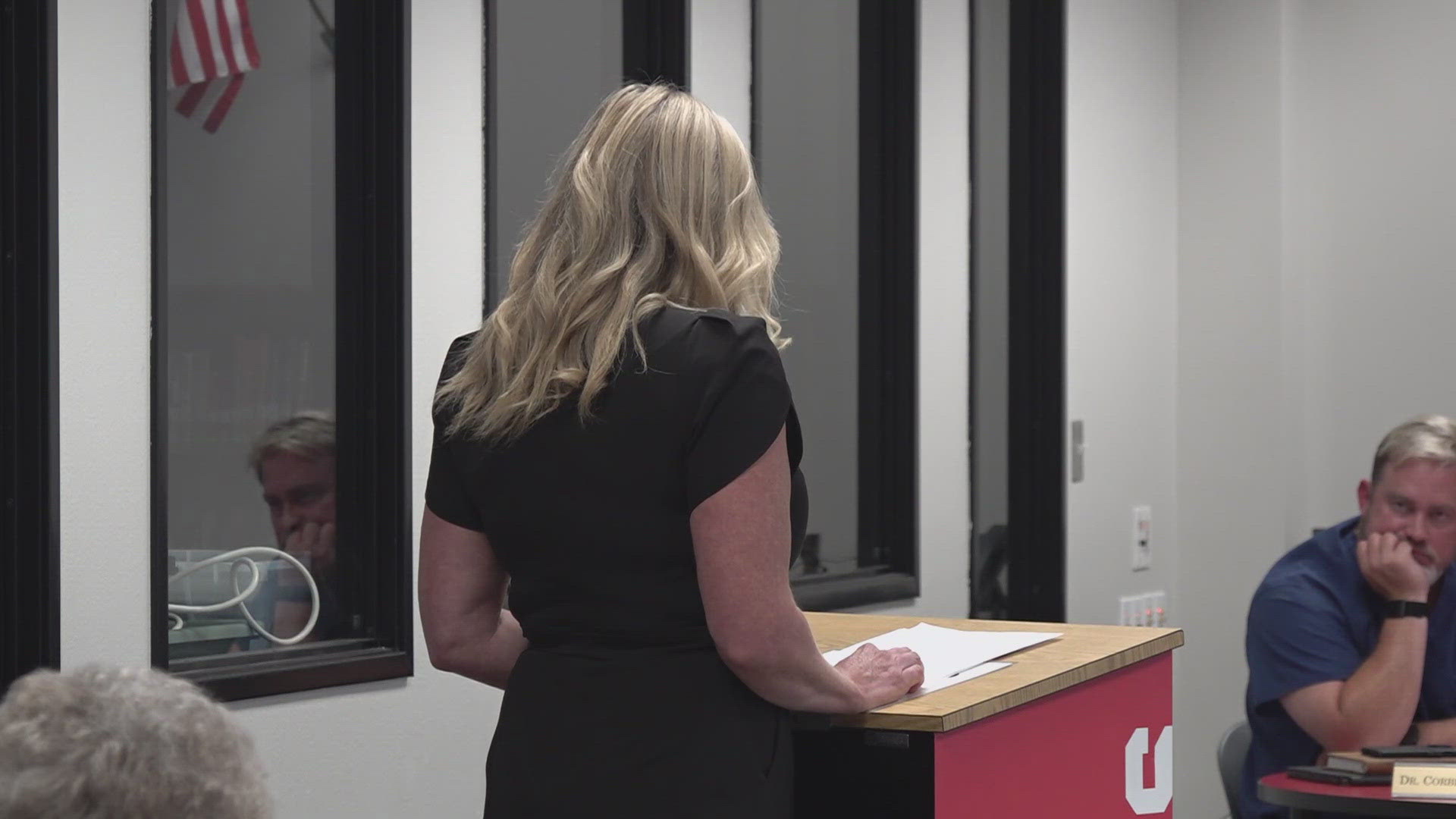 Former district substitute teacher Wendy Harding appealed grievance complaint filed against her in February, and is now seeking justice.