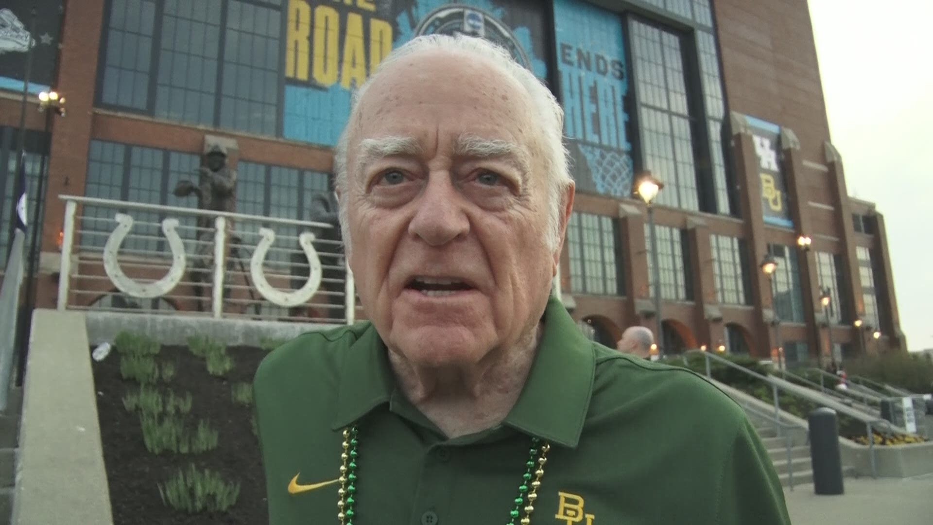 Sparky Beckham was a student when Baylor lost the national championship in 1948. 73 years later, he was there again as the Bears took home the title.
