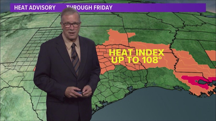 Central Texas Forecast | Heat advisory issued for Central Texas