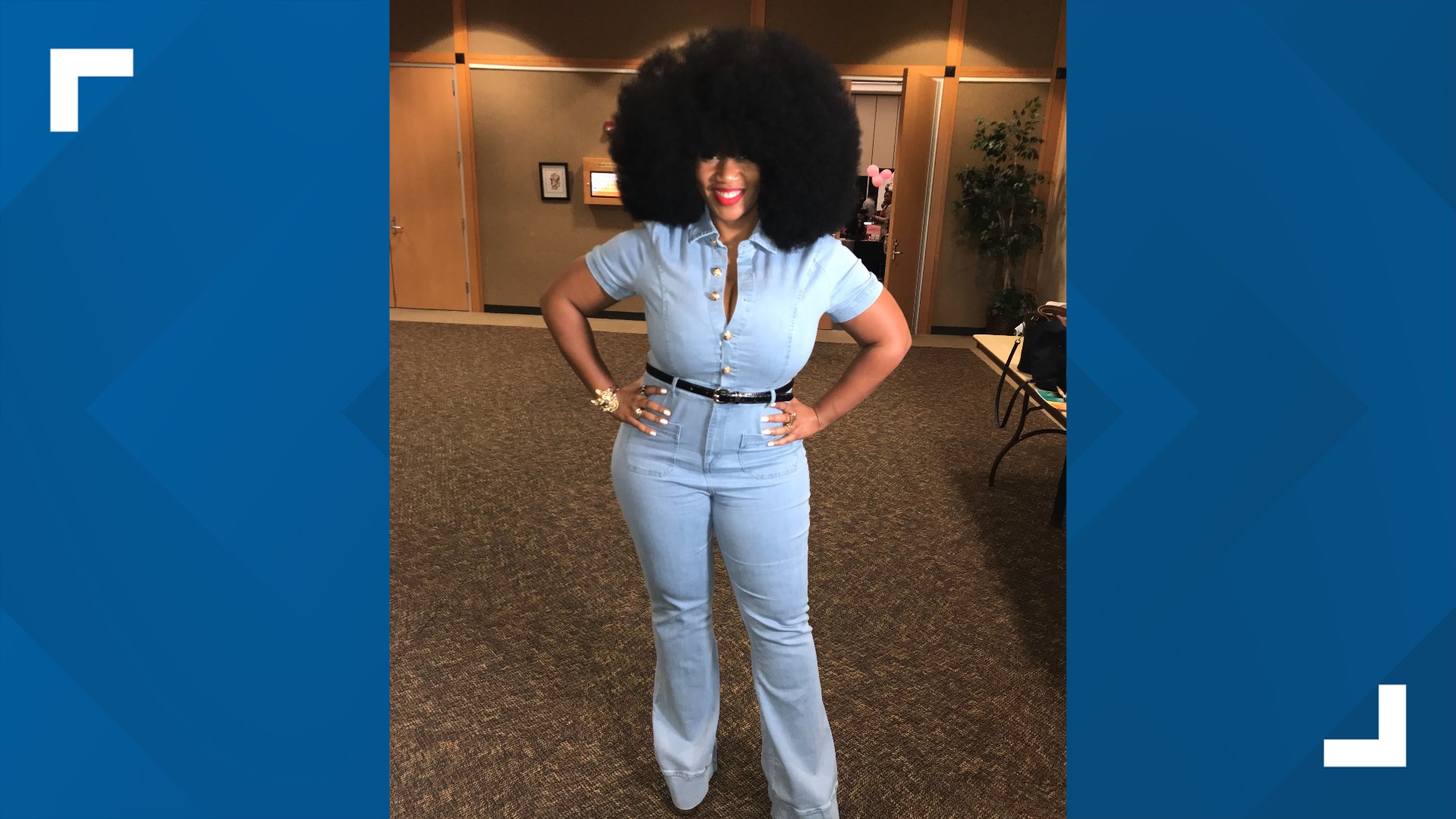 Aevin Dugas' biggest afro in the world sets another Guinness record