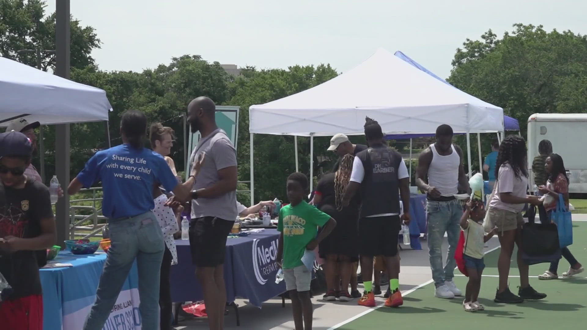 Vendors and community partners showcased their organizations with the push to provide structure to youths during the summer months.