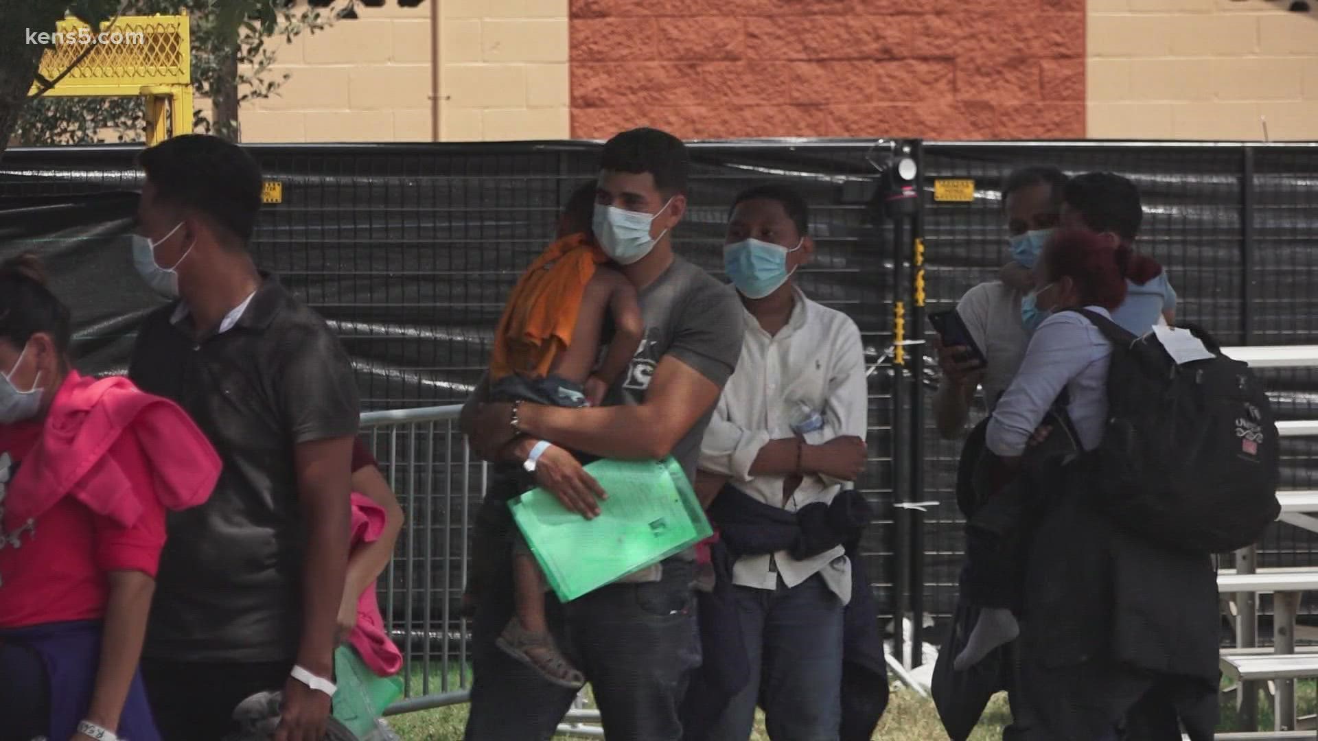 A temporary holding site in McAllen, Texas, has the capacity to accommodate up to 2,000 individuals.