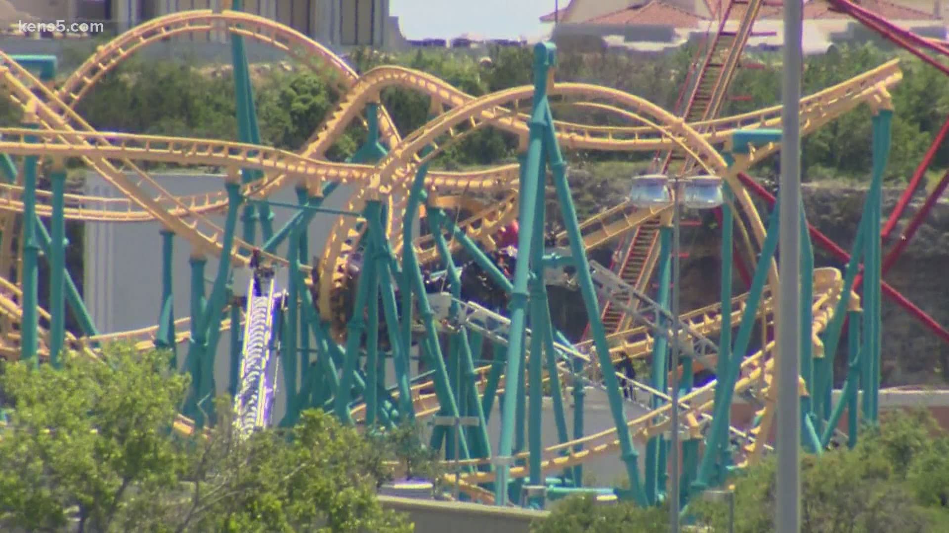 Park officials say they are shutting down the ride while an investigation is conducted.