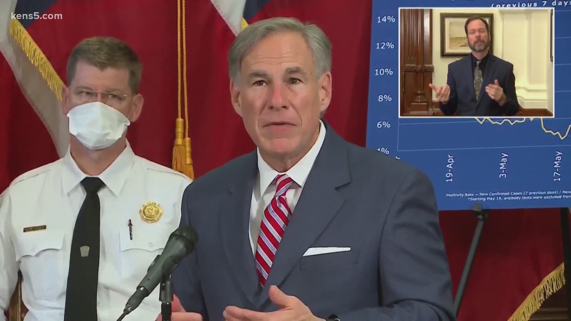 Gov. Abbott says Texas is surging tests in hot spots, working with hospitals on treatment capacity and encouraging Texans to follow health measures.