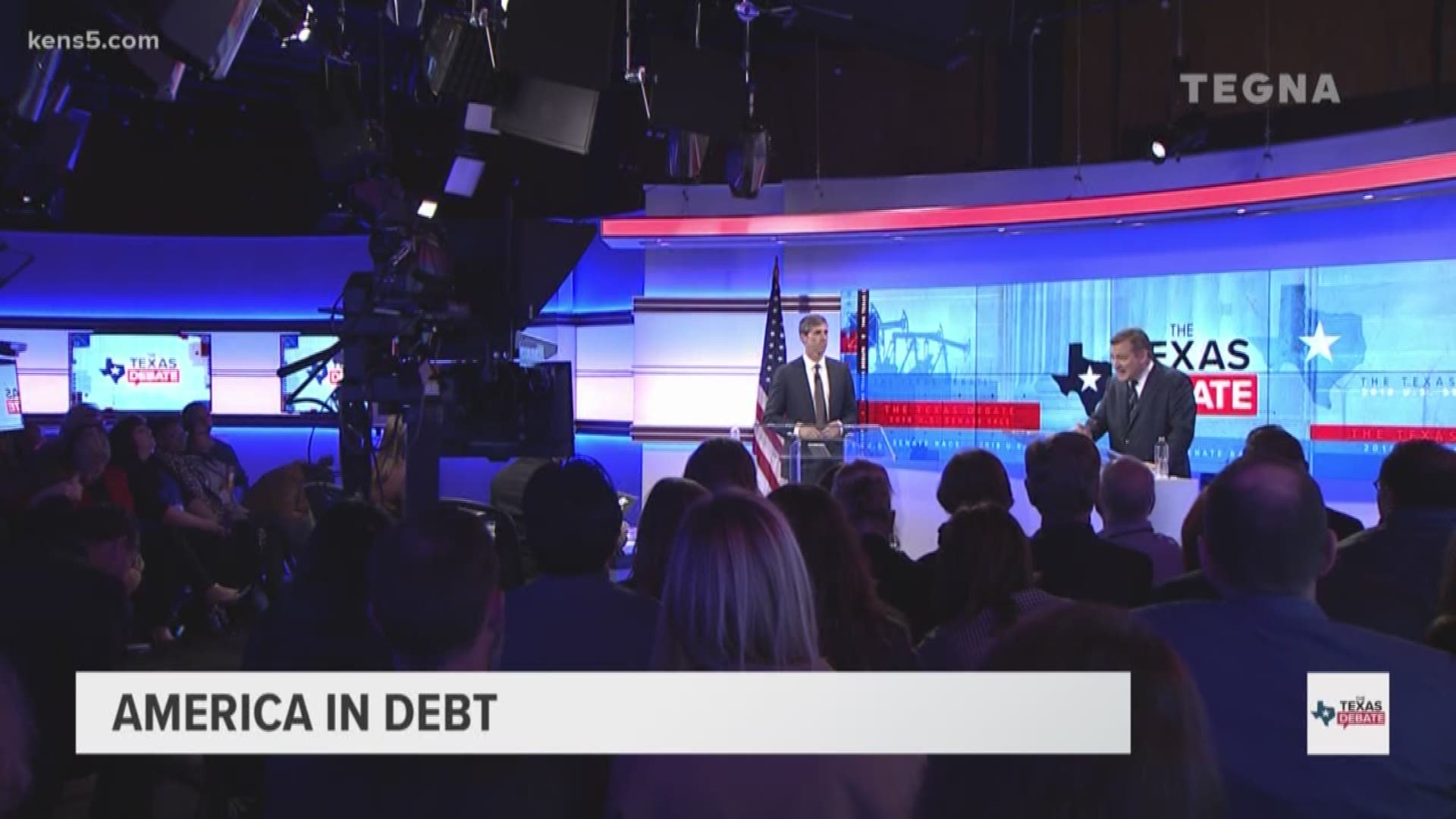 Sen. Ted Cruz says that the only way to pay down America's debt is economic growth, not higher taxes.