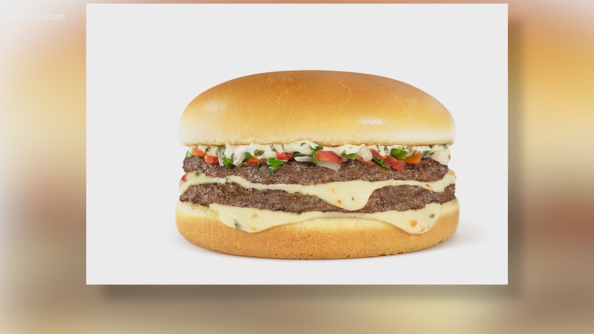 Whataburger has a new burger with pico de gallo, pepper jack cheese and new cilantro lime sauce. We'll take seven.