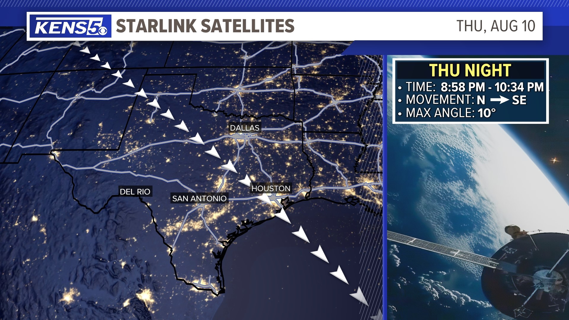 These Starlink satellites provide internet coverage across the globe and provide something interesting for stargazers to monitor.