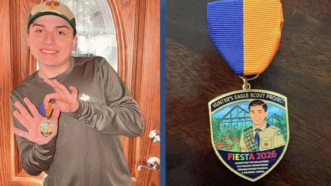 Eagle Scout turns Fiesta tradition into fundraiser for veterans’ recovery in San Antonio