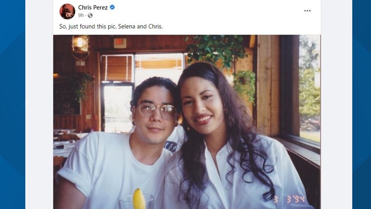 Chris Perez posts memory of Selena from 1994