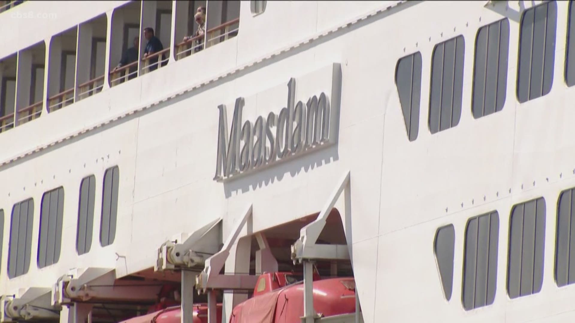 Maasdam left Auckland, New Zealand on March 1 and was sailing a New Zealand and South Pacific crossing cruise that was scheduled to end in San Diego on April 3.