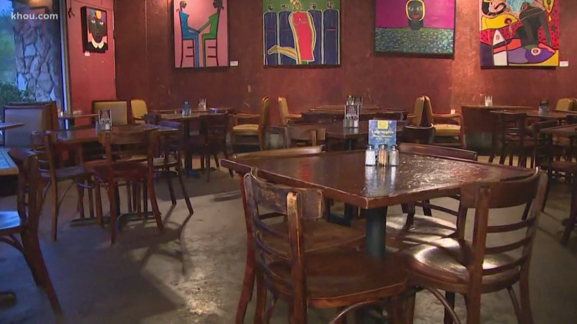 Harris County restaurants have been told they can't allow dining in their restaurants for the next 15 days, so they are trying to adapt and stay in business.