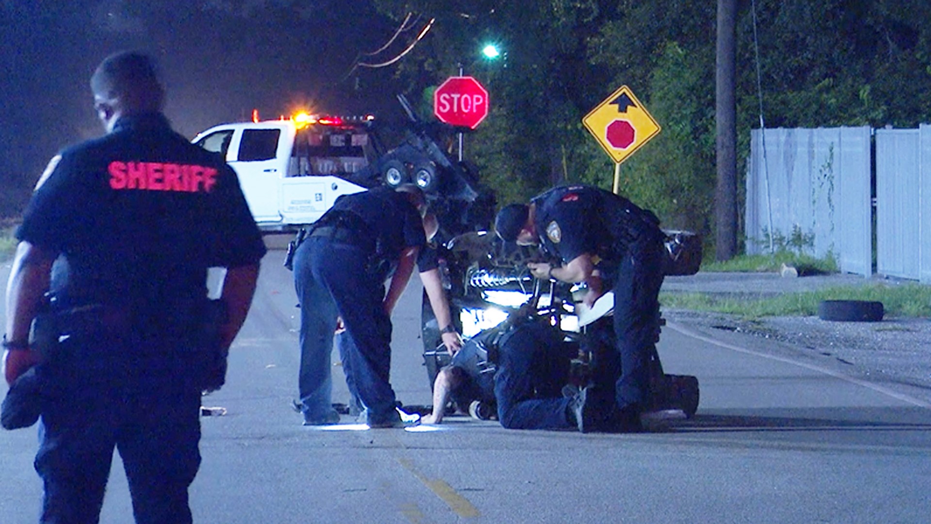 Raw video ATV crash injures 4yearold boy, father in northeast Harris