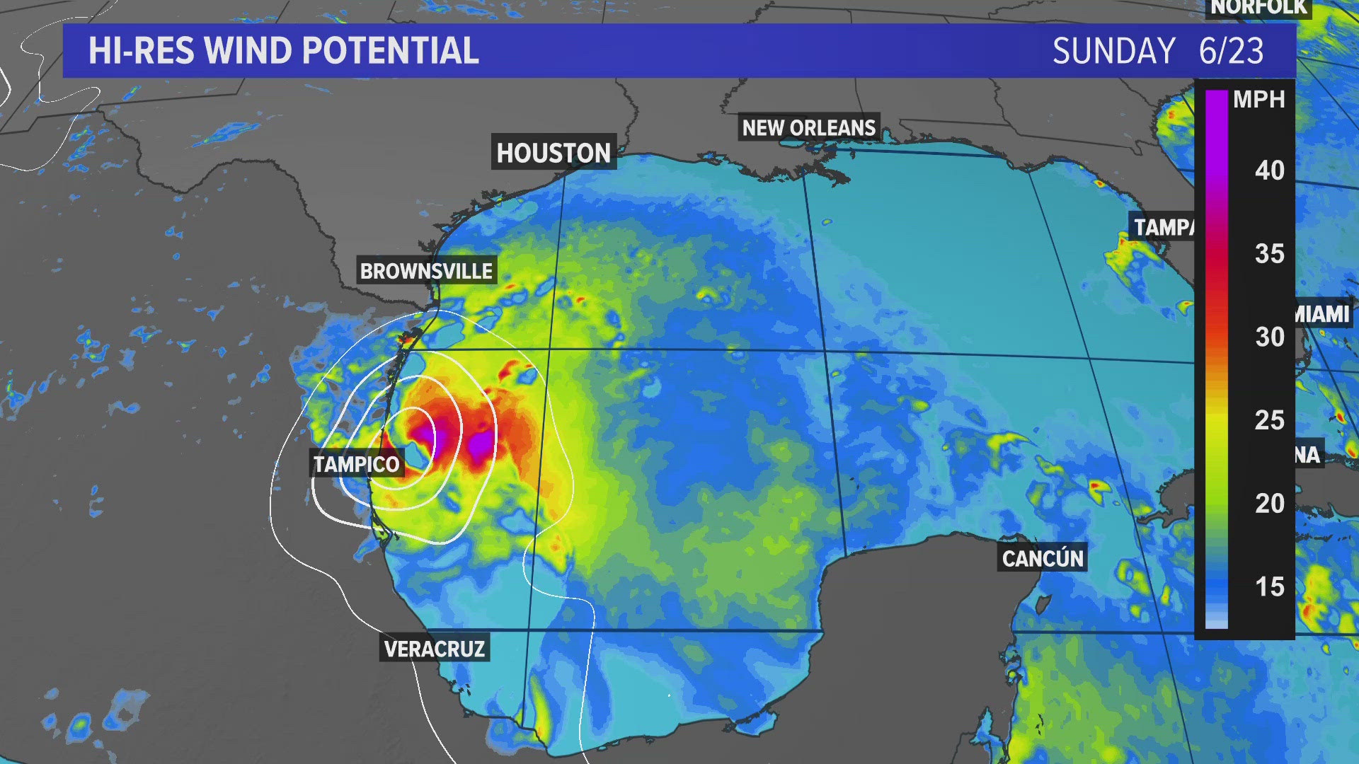 Less than a week after Alberto brought heavy rain to the region, another system is brewing in the Gulf of Mexico.