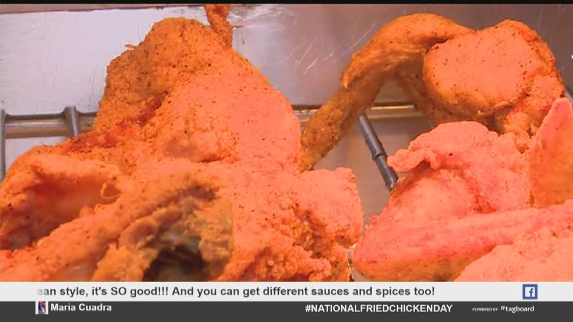 Sherry was live at Frenchy's Fried Chicken to celebrate National Fried Chicken Day and she sent over a little present to the anchors. For more info about Frenchy's, visit:  http://www.frenchyschicken.com/