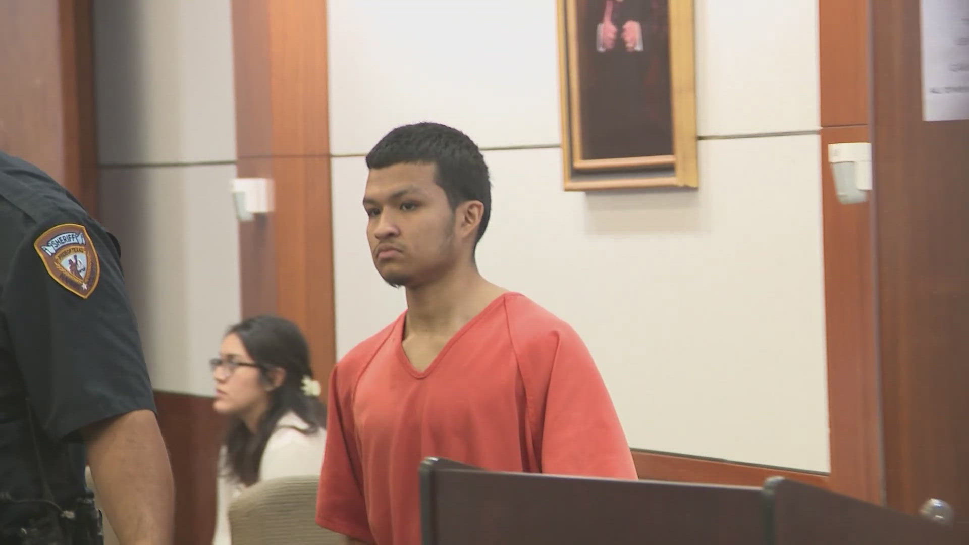 Pablo Castaneda, 17, was in court Friday to request that his bond be lowered. The judge granted his request but then the teen grabbed the deputy's gun, HCSO said.