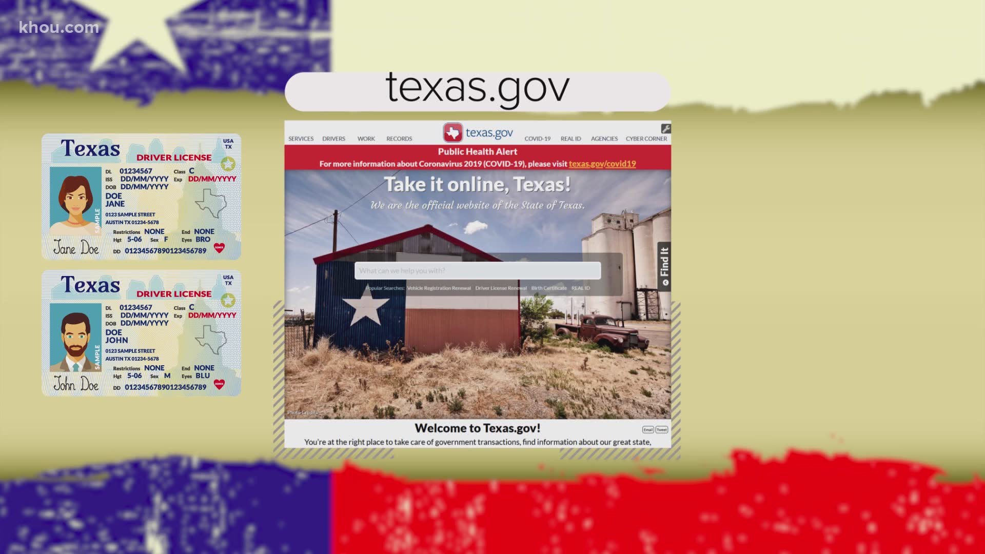 If you have an expired license or vehicle registration in Texas, the state is giving you until April 14, 2021 to get it renewed. Here are ways to beat the deadline.