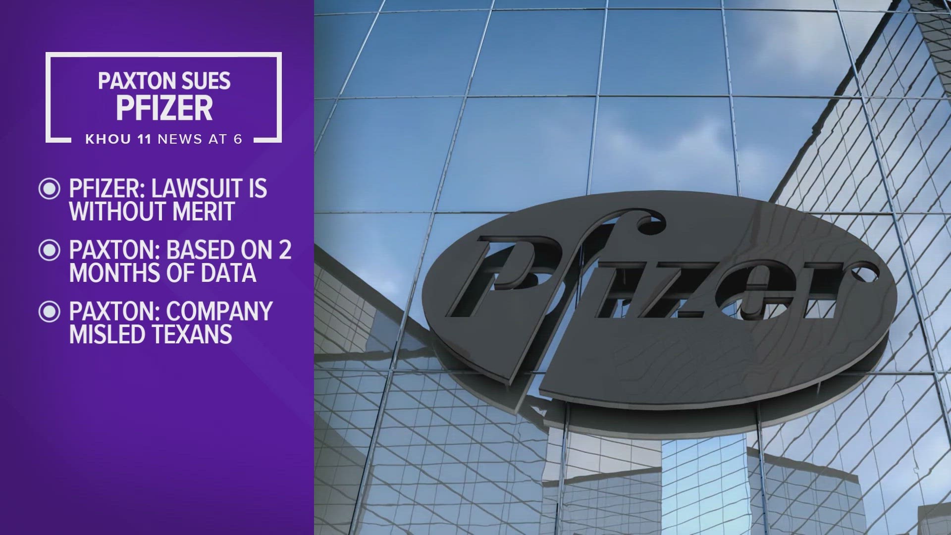 According to the lawsuit, Pfizer misrepresented the effectiveness of the vaccine and also tried to censor public discussion about it.