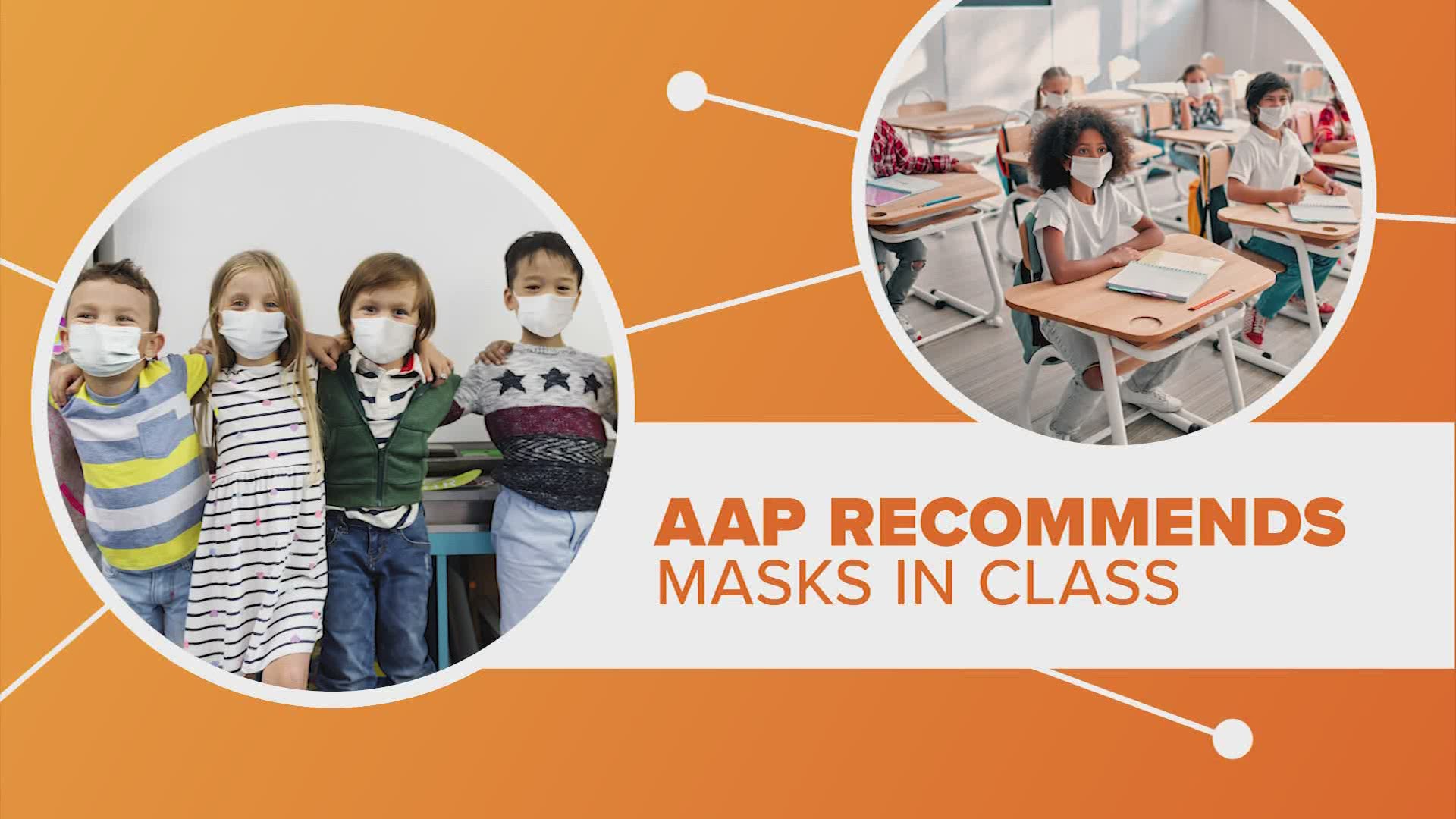 The American Academy of Pediatrics is now telling parents that all kids over the age of two should wear a mask when heading back to school.