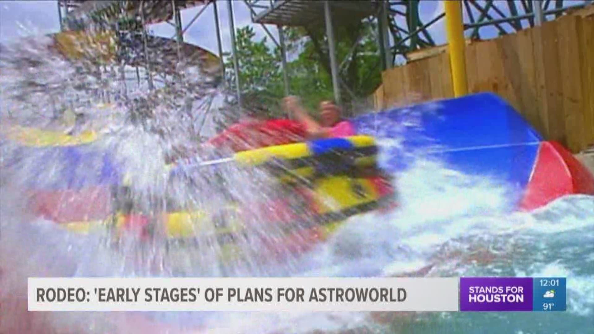 The Houston Livestock Show and Rodeo owns nearly 102 acres of the land where Six Flags AstroWorld shuttered in 2005.
