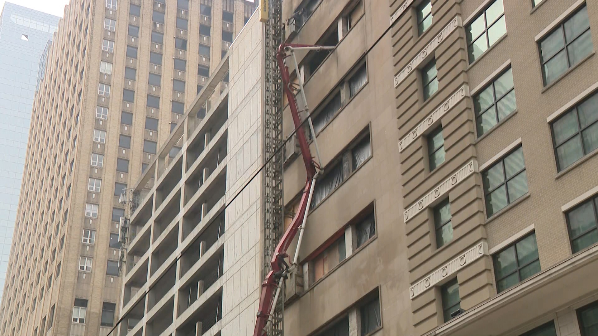 Brent Taylor with the Houston Fire Department gave an update Tuesday on the accident in downtown Houston