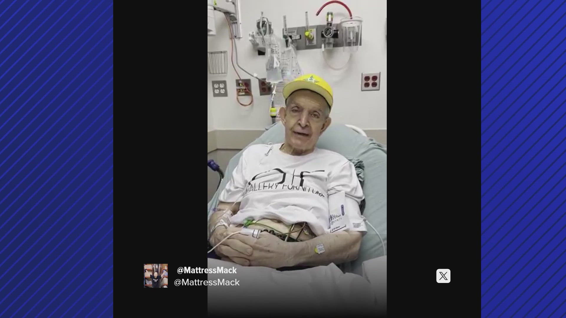 In a message posted on social media, Jim "Mattress Mack" McIngvale announced he was in the emergency room with a health issue.