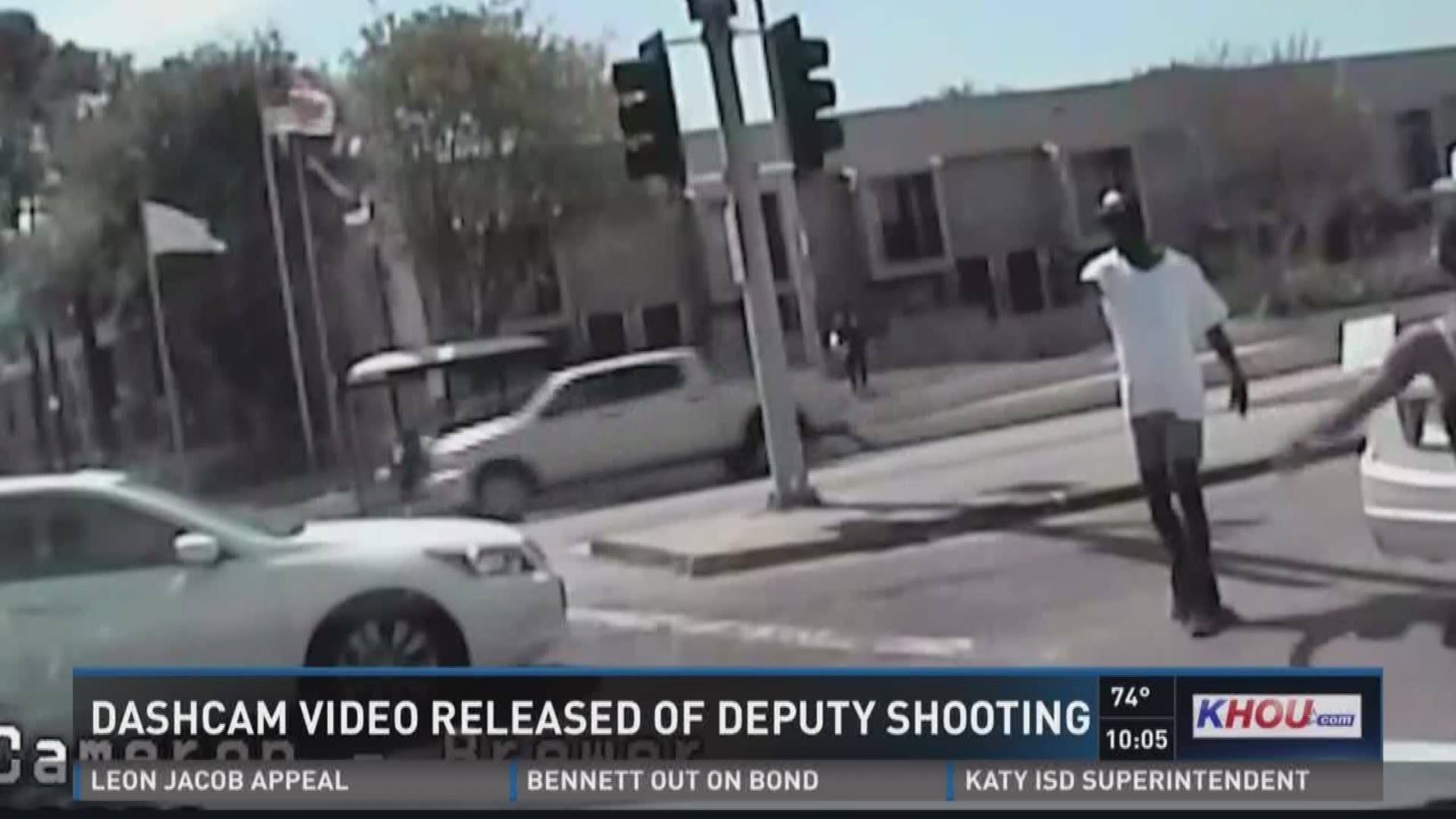 New dash cam video showed what led to the shooting of an unarmed man by a Harris County Sheriff's deputy in the Greenspoint area last week.