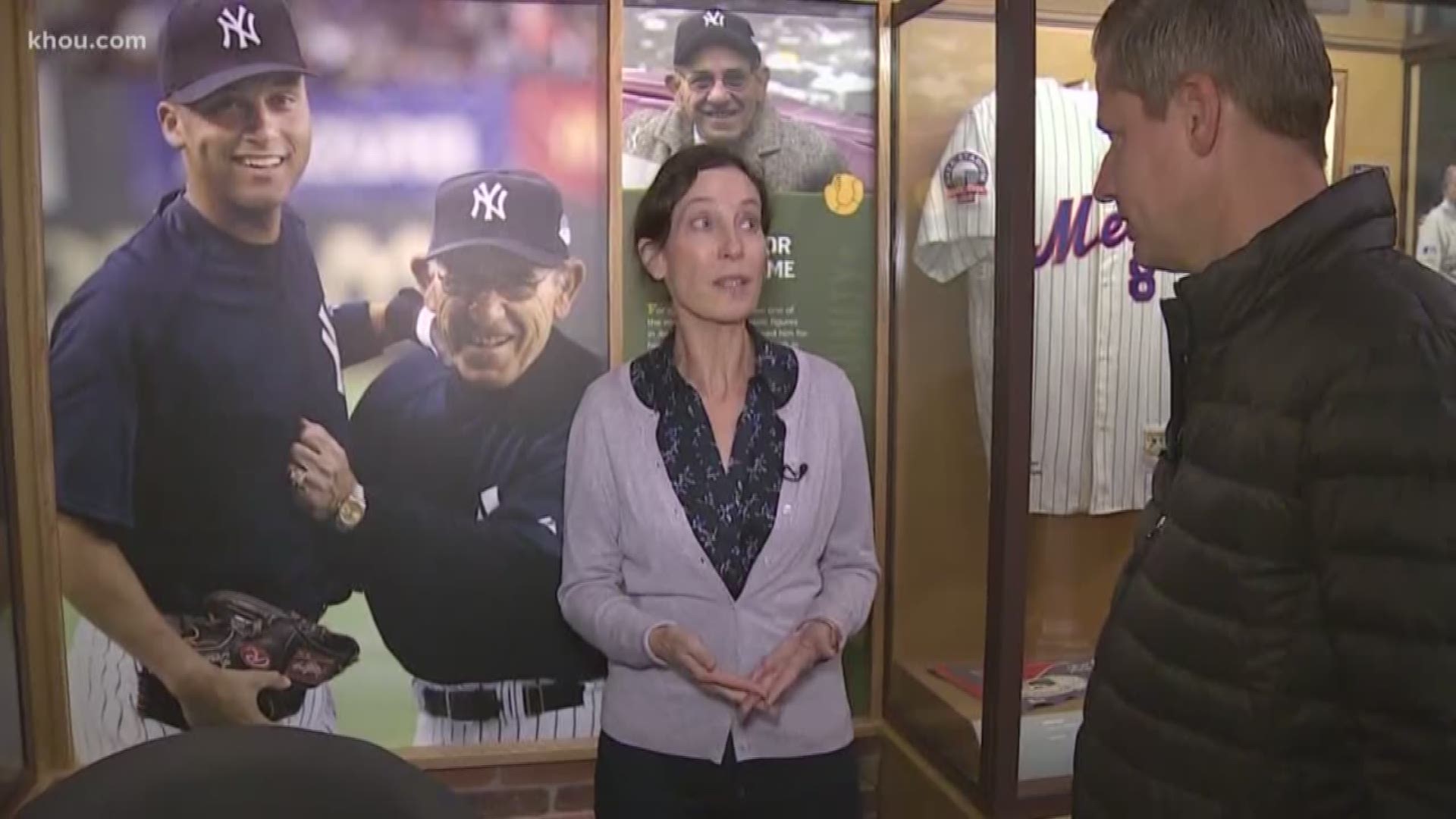 KHOU 11 Sports' Jason Bristol visits the museum in New Jersey dedicated to former Yankees All-Star and Astros coach Yogi Berra.