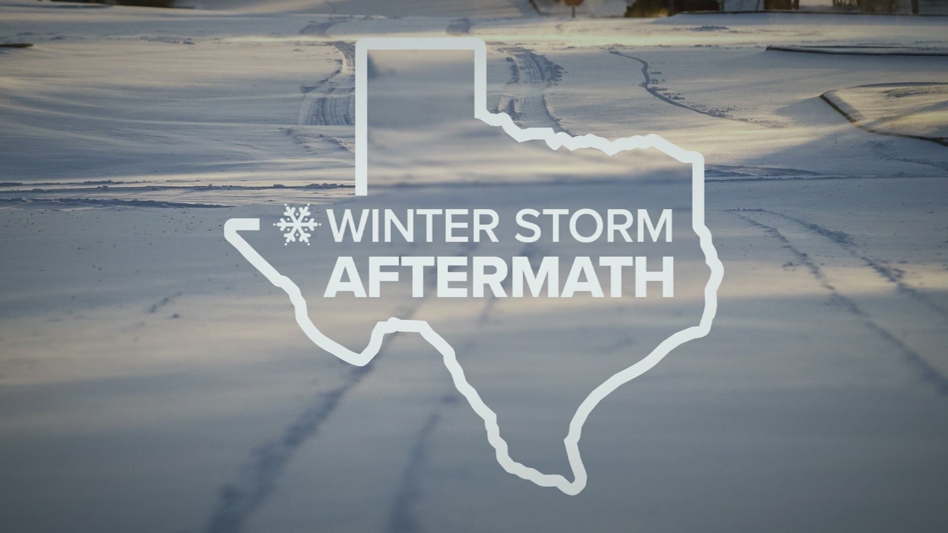 We're following the very latest on the aftermath of the winter storm we had last week.