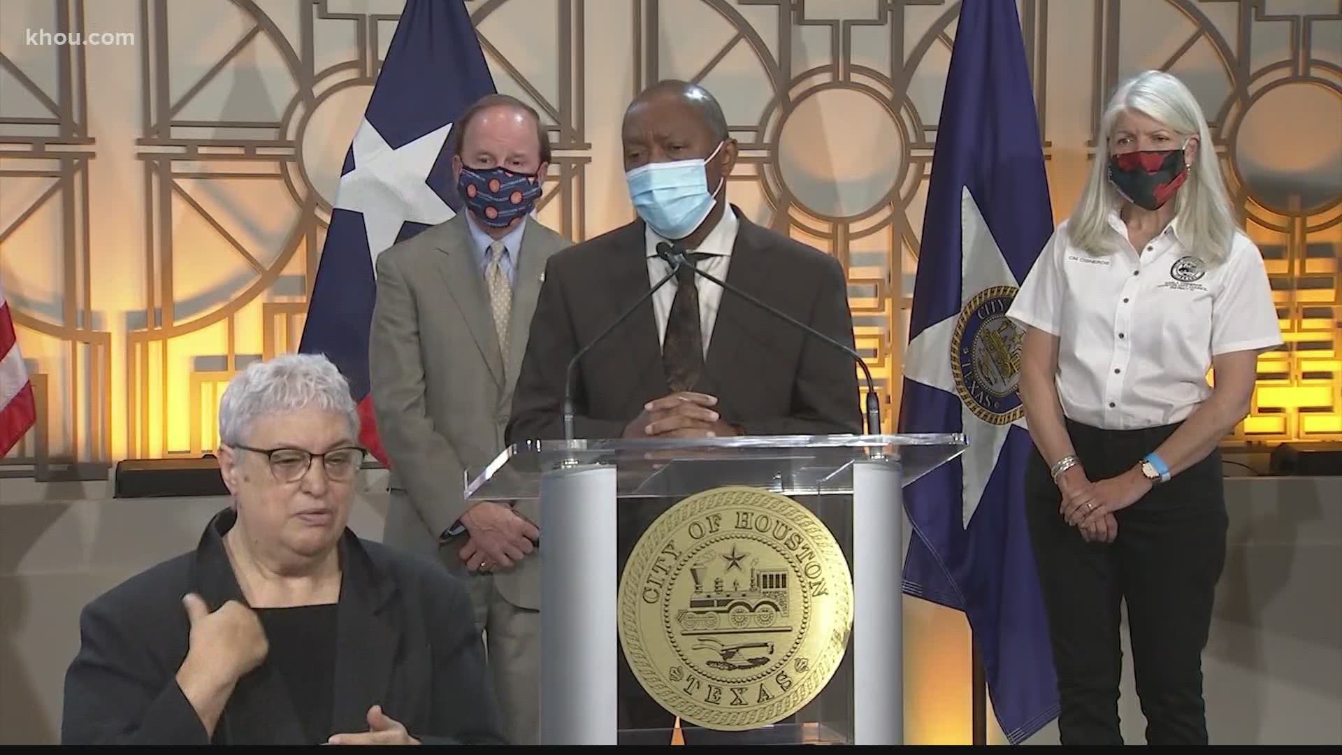 Mayor Turner said he thinks a two-week shutdown or scaling back to Phase 1 of Texas' reopening plan would help slow the spread.