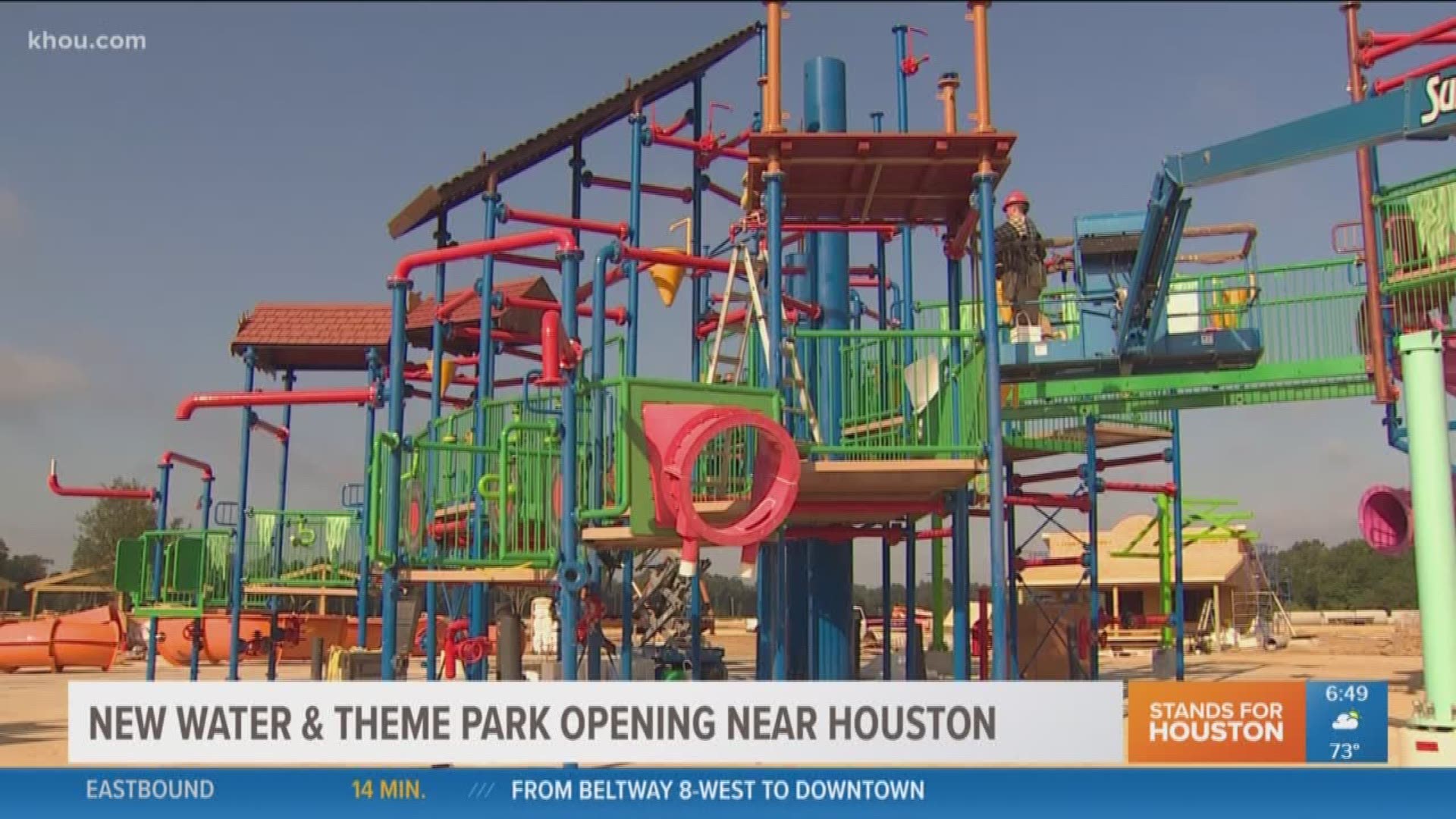 Big Rivers Water Park and Gator Bayou are the first installments of a grand scheme to create a park and retail area that will eventually fill 630 acres in New Caney.