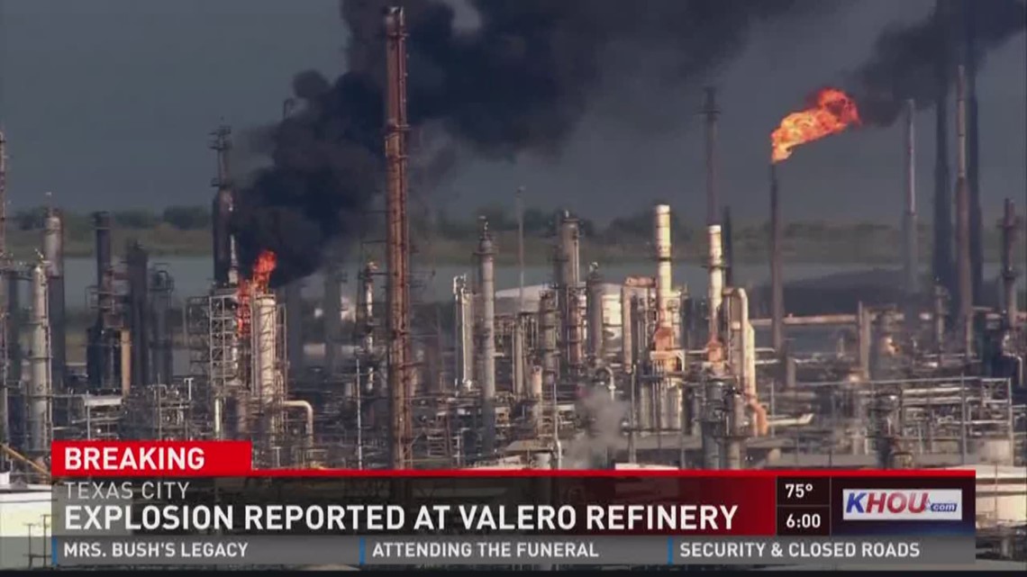 Explosion at Valero refinery in Texas City