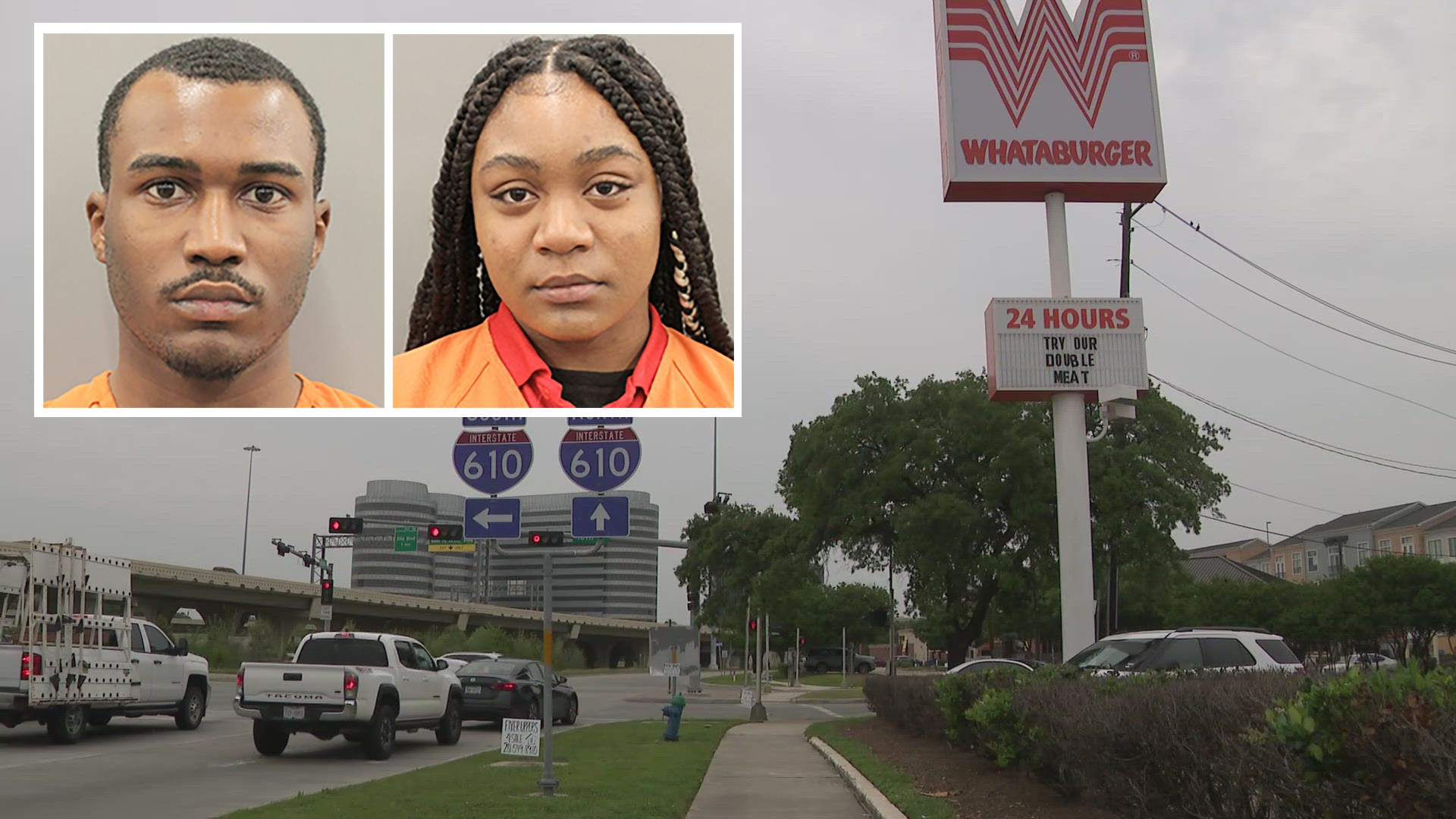 Houston police said the altercations began over an incorrect order at Whataburger and not enough cheese on a Jack in the Box taco.