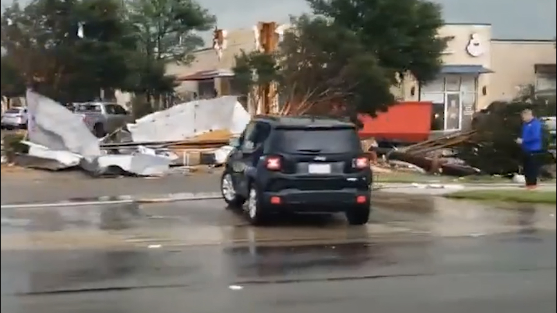 Video shows damage from storms that pushed through Belton and other parts of Central Texas Wednesday.