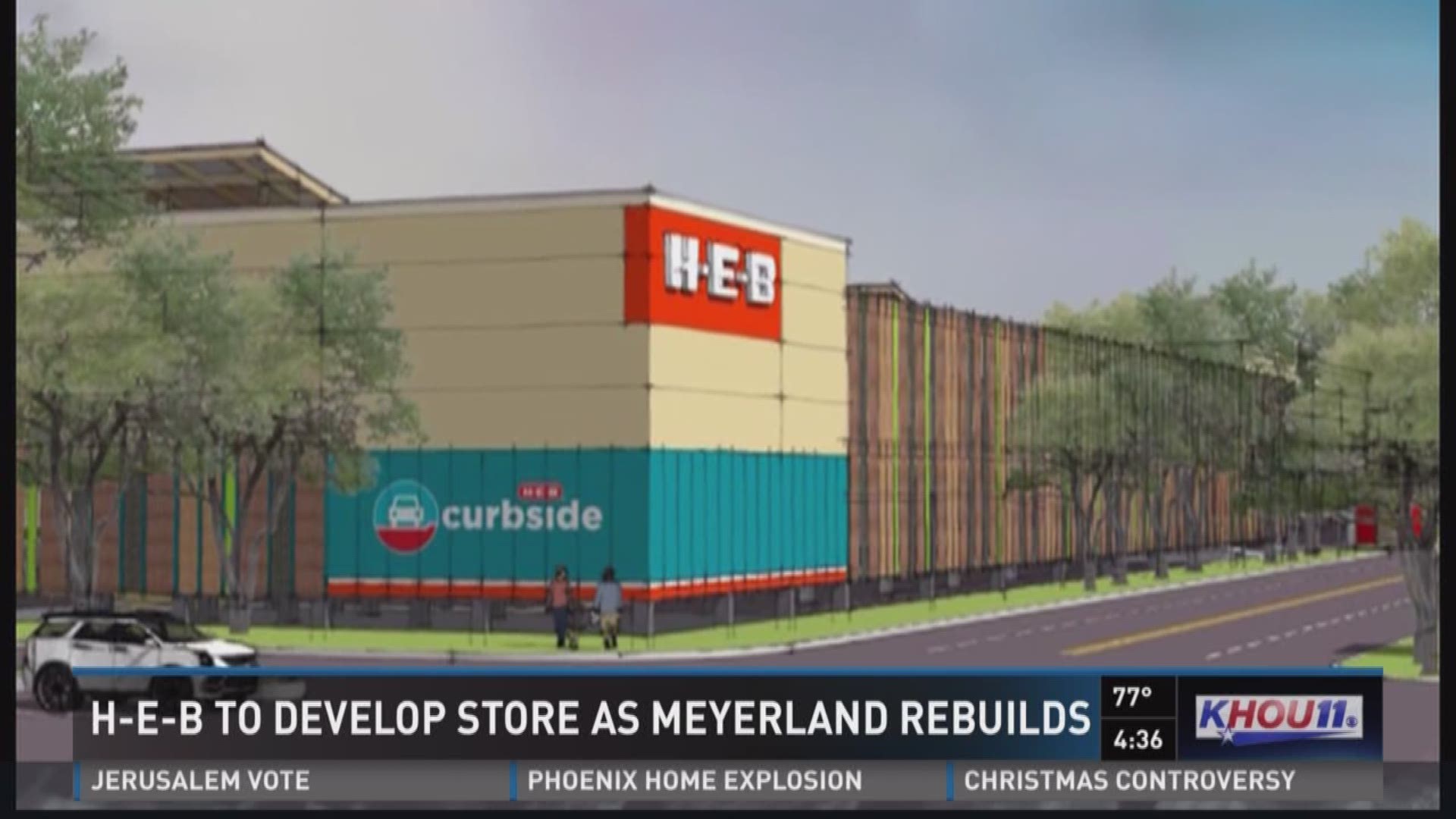 H-E-B is developing a replacement store for the Meyerland neighborhood in Meyerland Plaza.