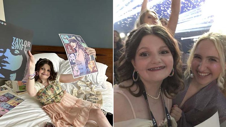 Texas teen invites 14-year-old cancer survivor she'd never met to join her at Taylor Swift concert