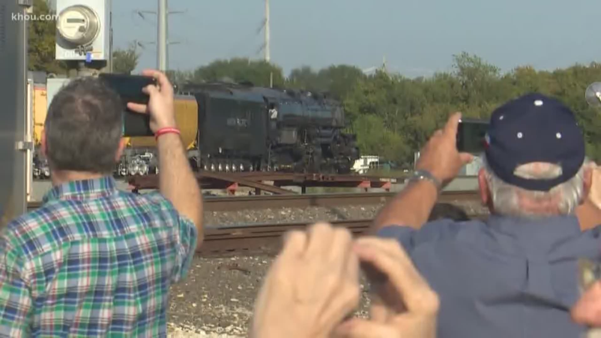 Union Pacific’s historic Big Boy No. 4014 steam locomotive is making its way through the Houston area as part of a tour throughout the United States.