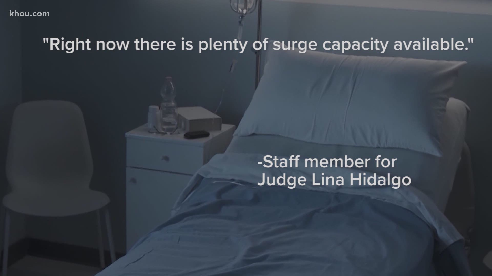 Staff for Harris Co. Judge Lina Hidalgo said their emergency shelter for COVID-19 patients is ready to deploy if needed, but they currently had no plans to do so.