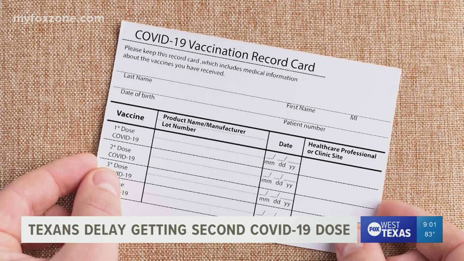 Health professionals advise Texans the importance of getting fully vaccinated to reduce the COVID-19 infection.