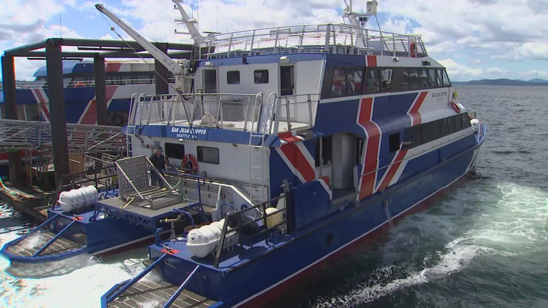 The Clipper is back to ferrying passengers for the first time in 15 months.