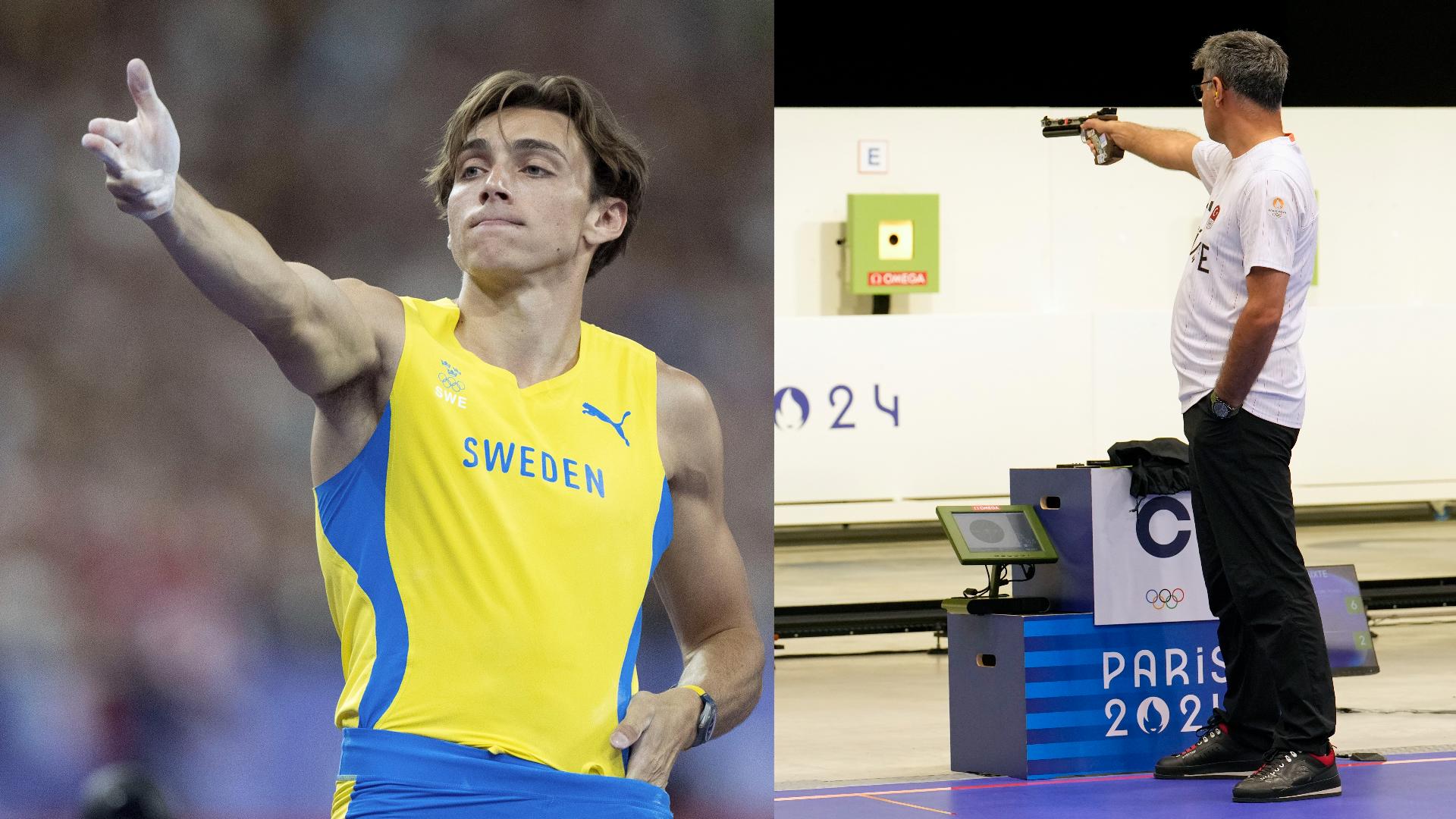 Olympic athletes copy Turkish shooter's 'casual' stance | kcentv.com