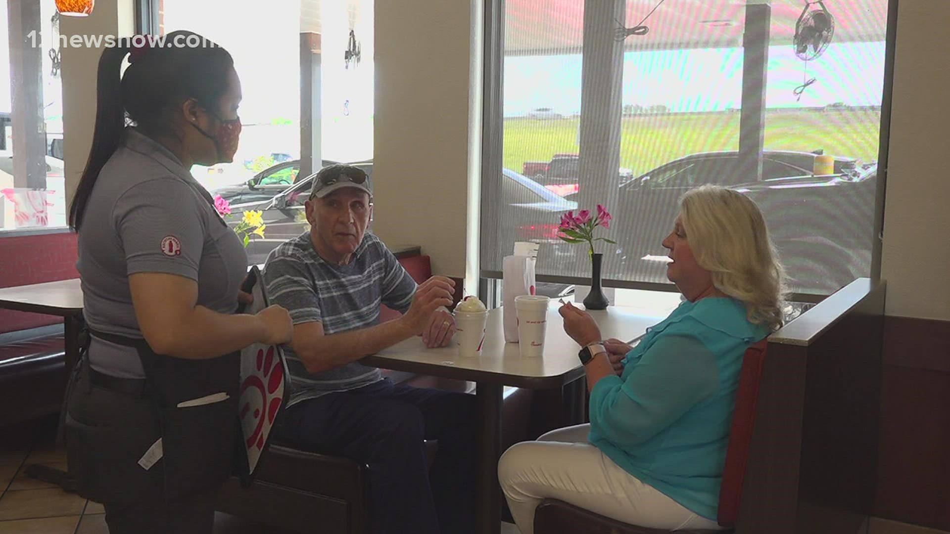 The two will not travel unless there's a Chick-Fil-A close by, every day for nearly 2 years.