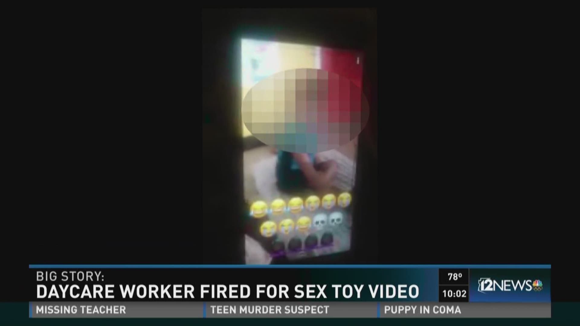 Arizona child care workers play with sex toy at work, post video online kcentv pic image image
