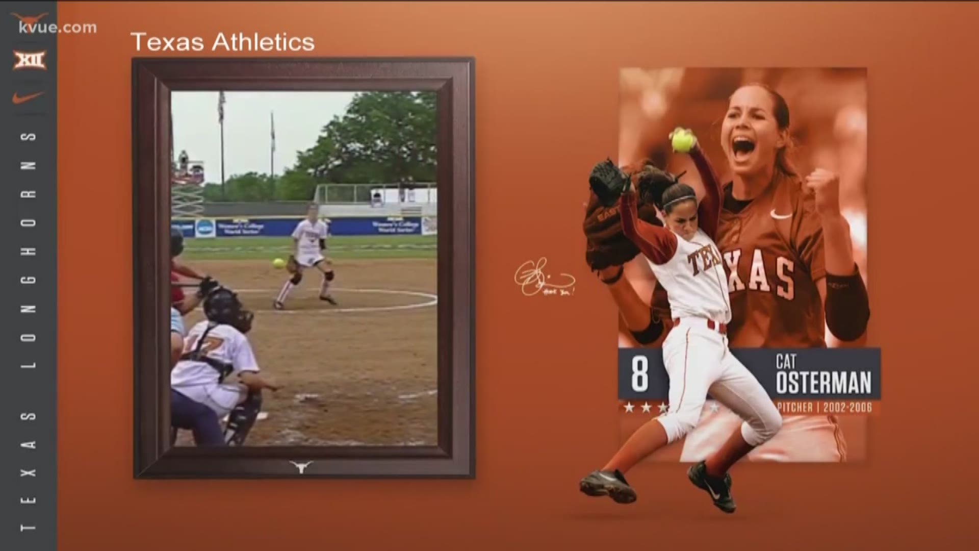 Osterman will become the first ever UT softball player and third Texas female student-athlete to have her jersey retired in school history.