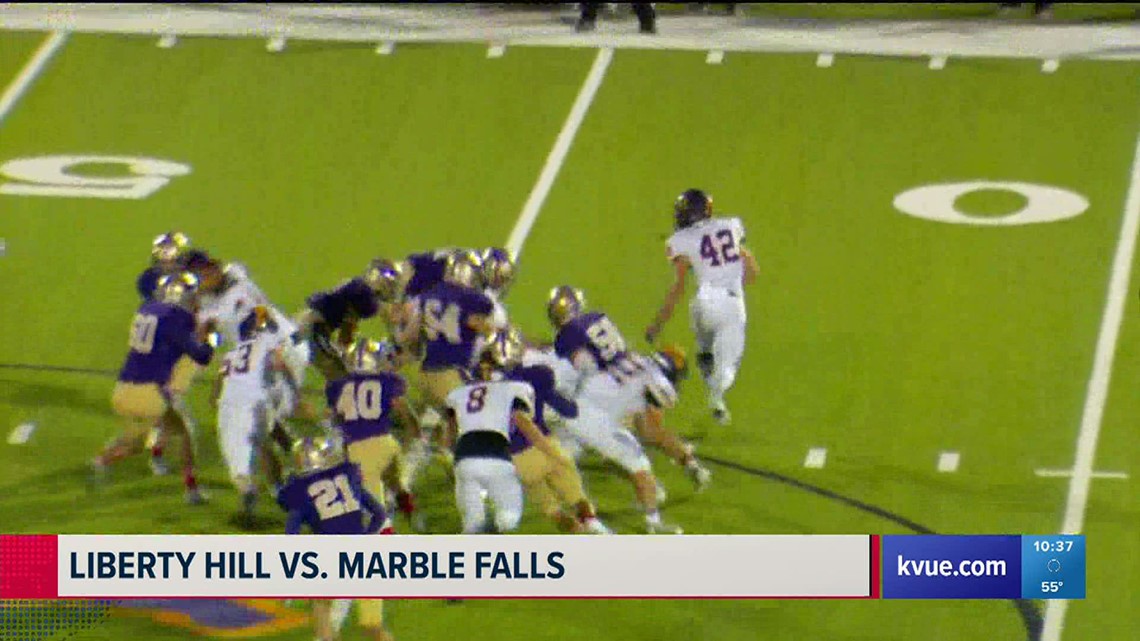 Texas high school football Game of the Week Marble Falls vs. Liberty Hill