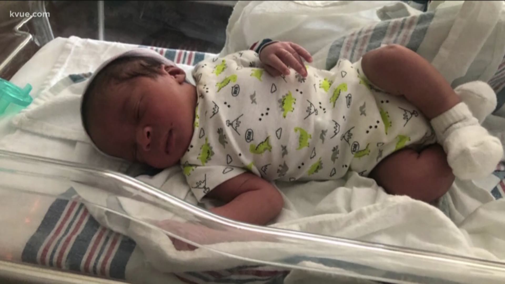 Austin police are still looking for the mother of a baby who triggered an Amber Alert Monday, but one-month-old Elijah Phillips is now in CPS custody.