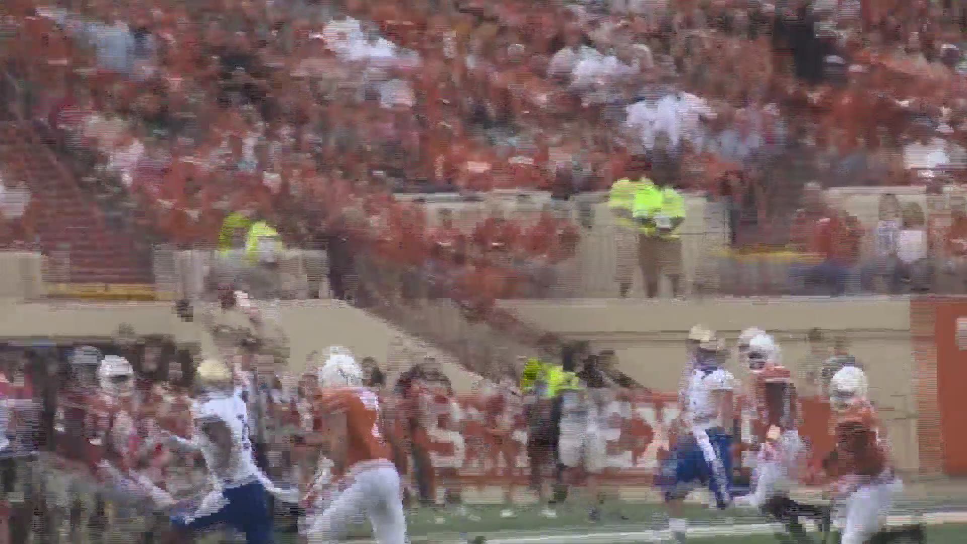 Texas wins the home opener vs Tulsa 28-21